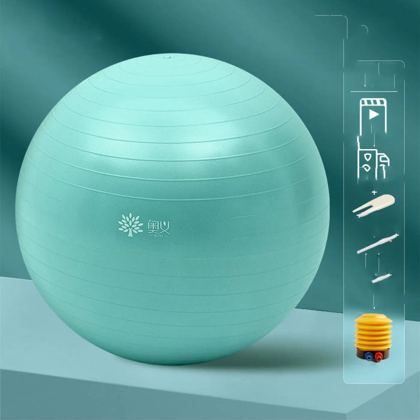 The Ball Depot yoga ball: Explosion-Proof Authentic Fitness Ball For Children
