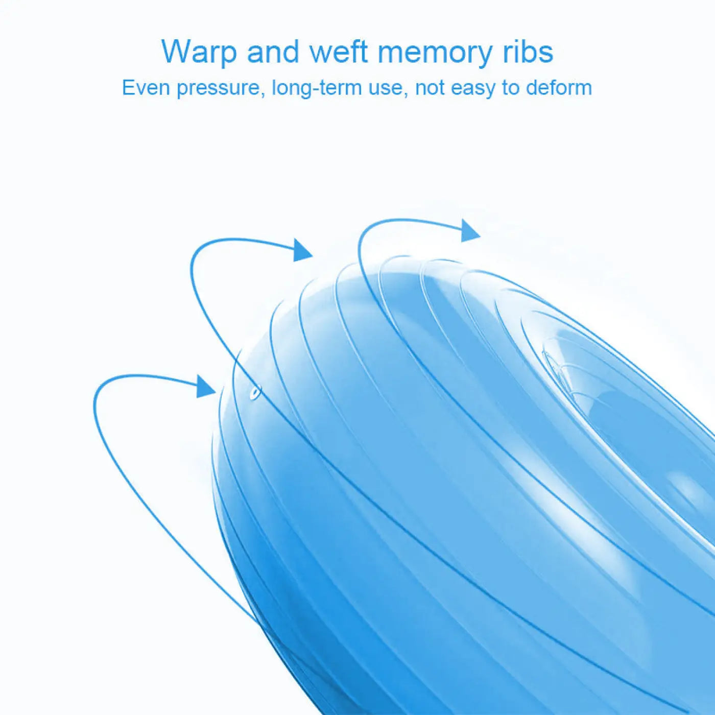 The Ball Depot yoga ball: Explosion Proof Doughnut Yoga Ball