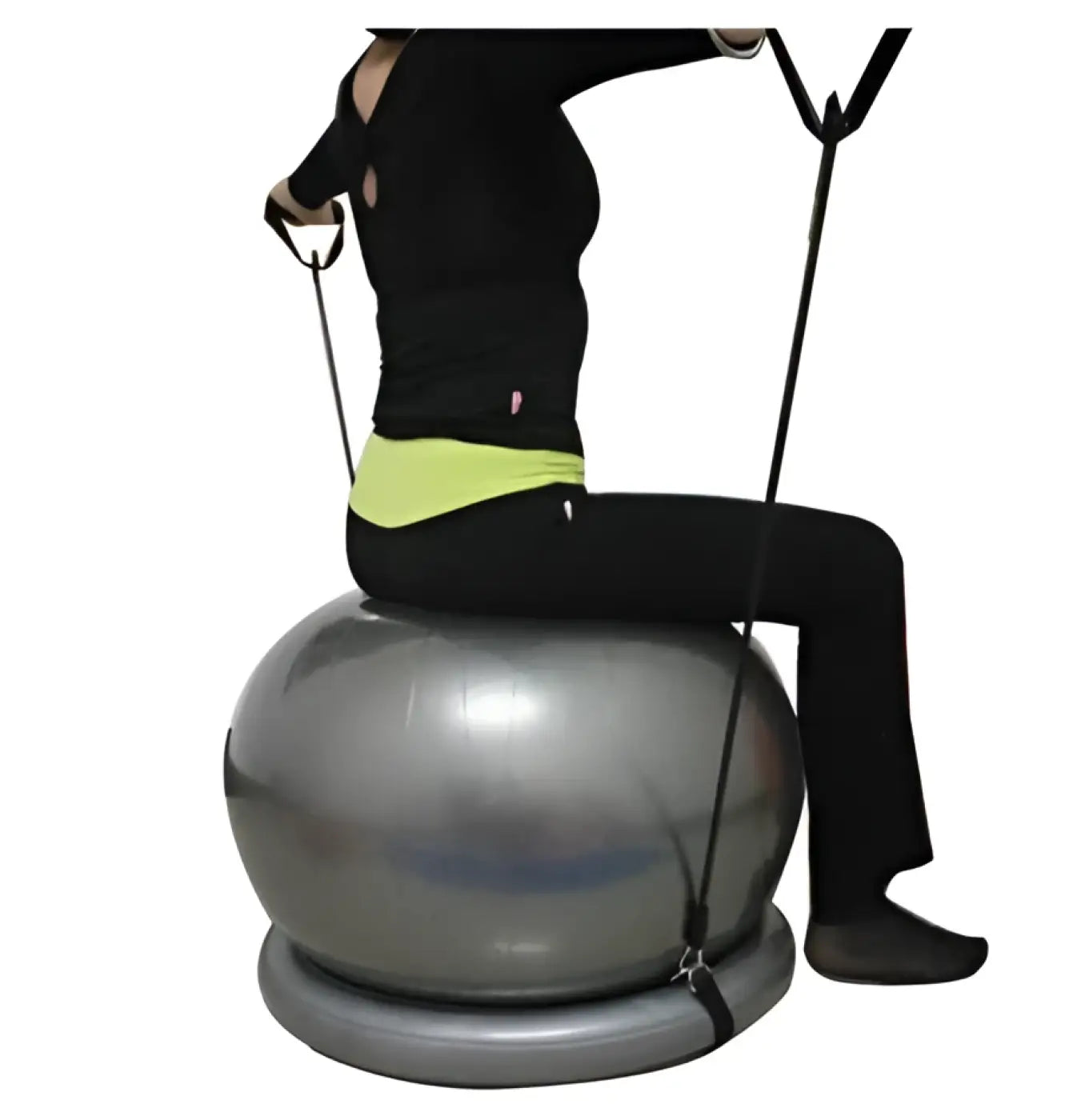 Explosion Proof Yoga Ball With Fixed Base And Handles