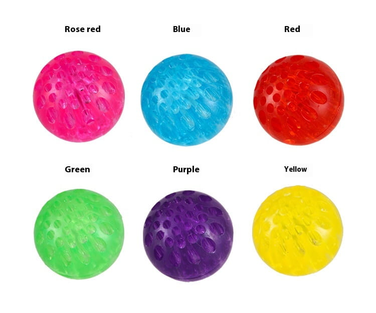 Dog Toy Ball Honeycomb glow in the dark