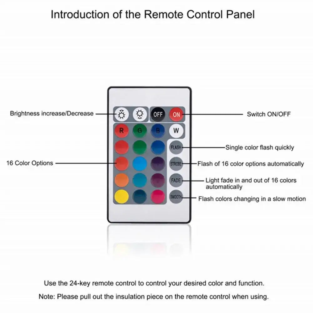 Inflatable Luminous Water Remote Control Color Change Ball