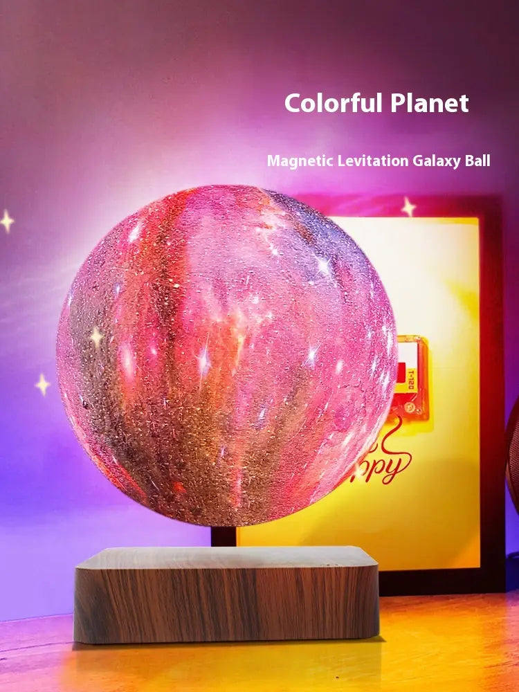 Magnetic Levitation Galaxy Ball Small Night Lamp