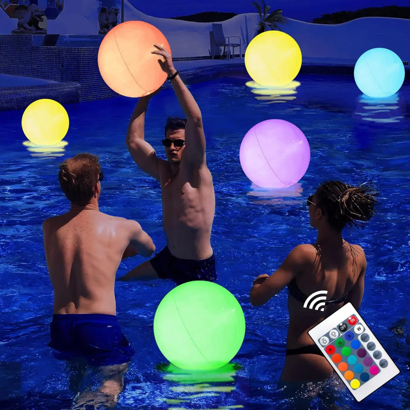 The Ball Depot kids inflatable ball: Fashion Inflatable Luminous Ball Led