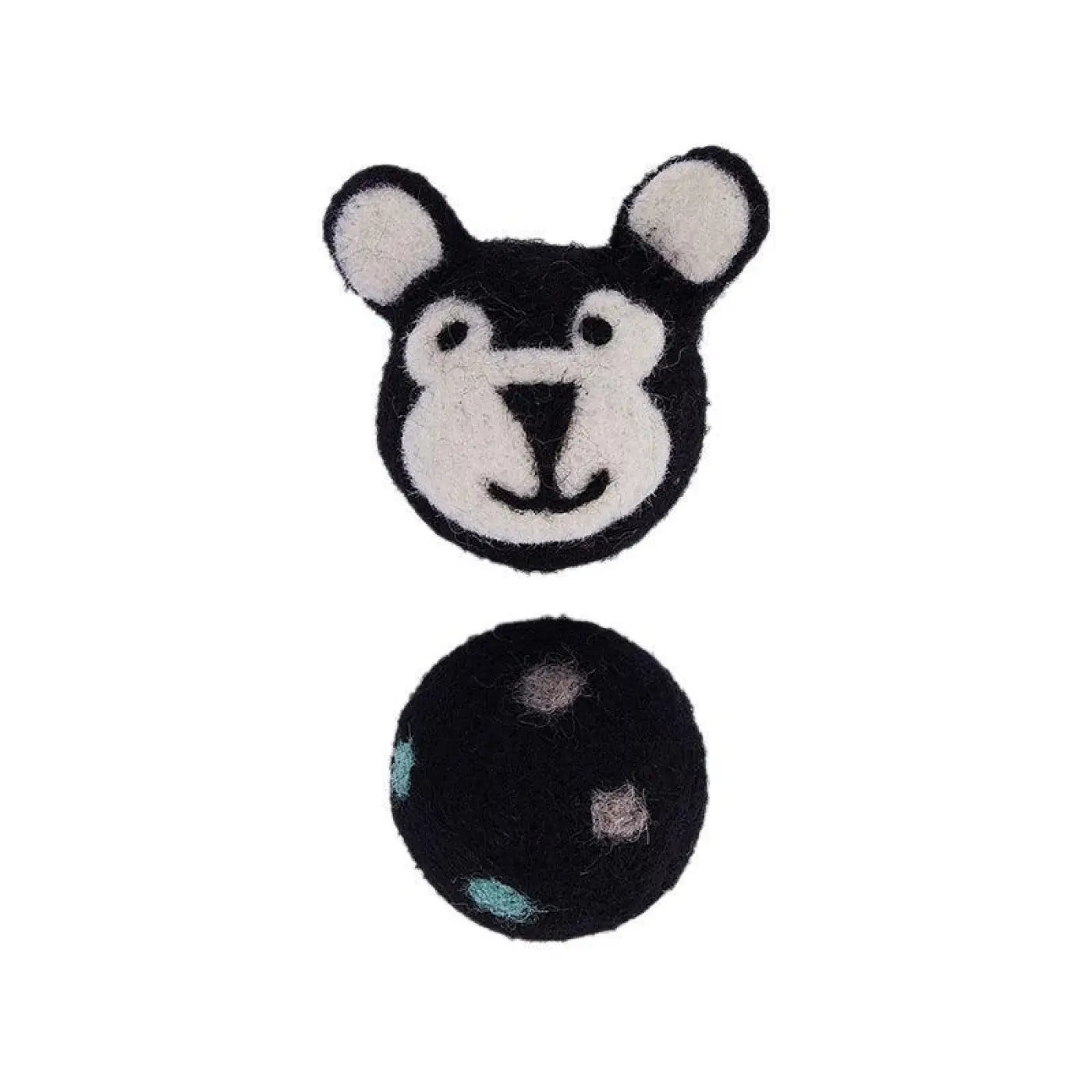 The Ball Depot Cat Toys: Felt Stretch Bell Cat Ball