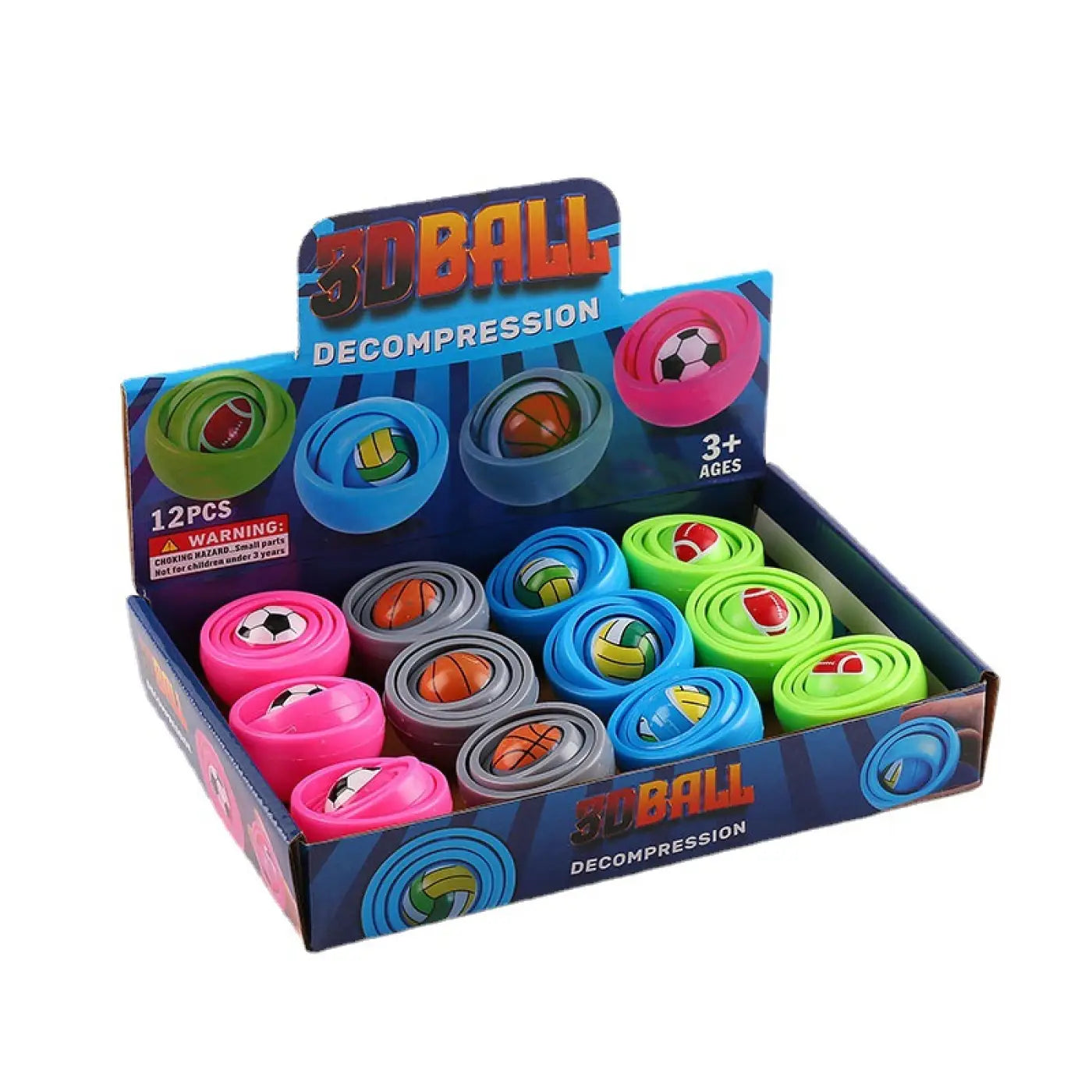 The Ball Depot stress balls: Fingertip Gyro Stress Relief Ball
