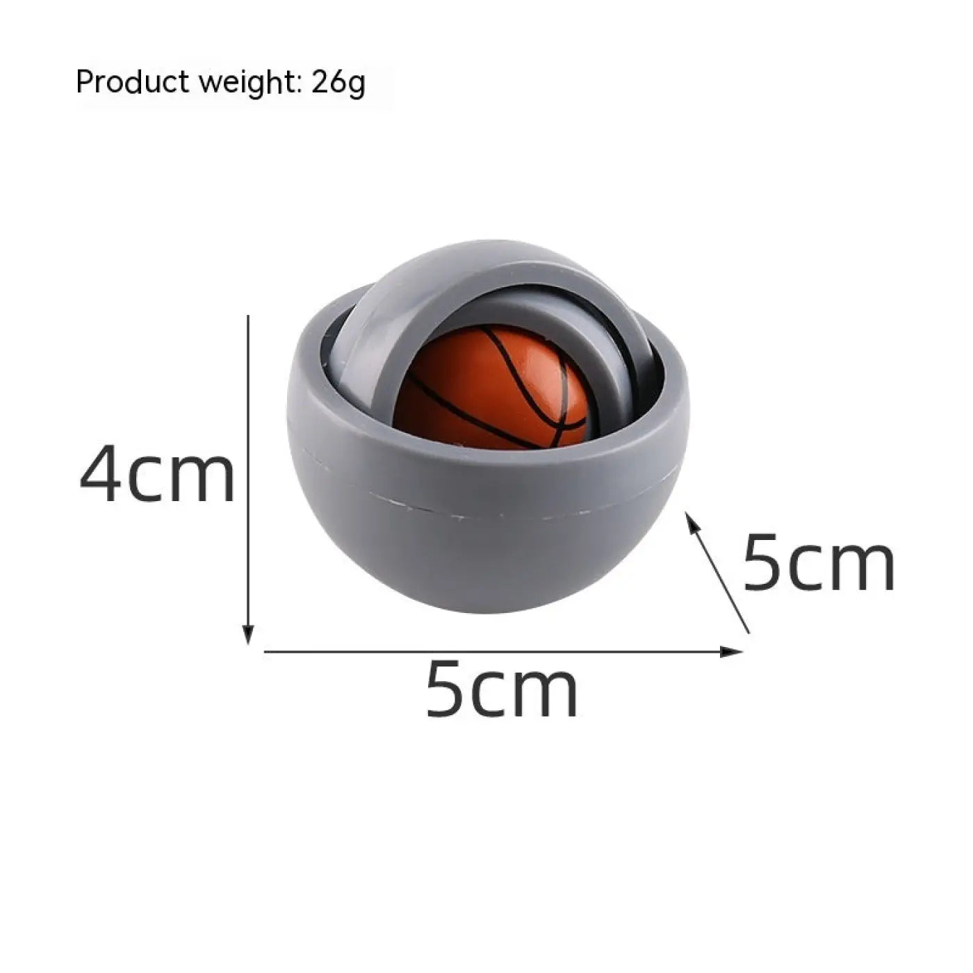The Ball Depot stress balls: Fingertip Gyro Stress Relief Ball