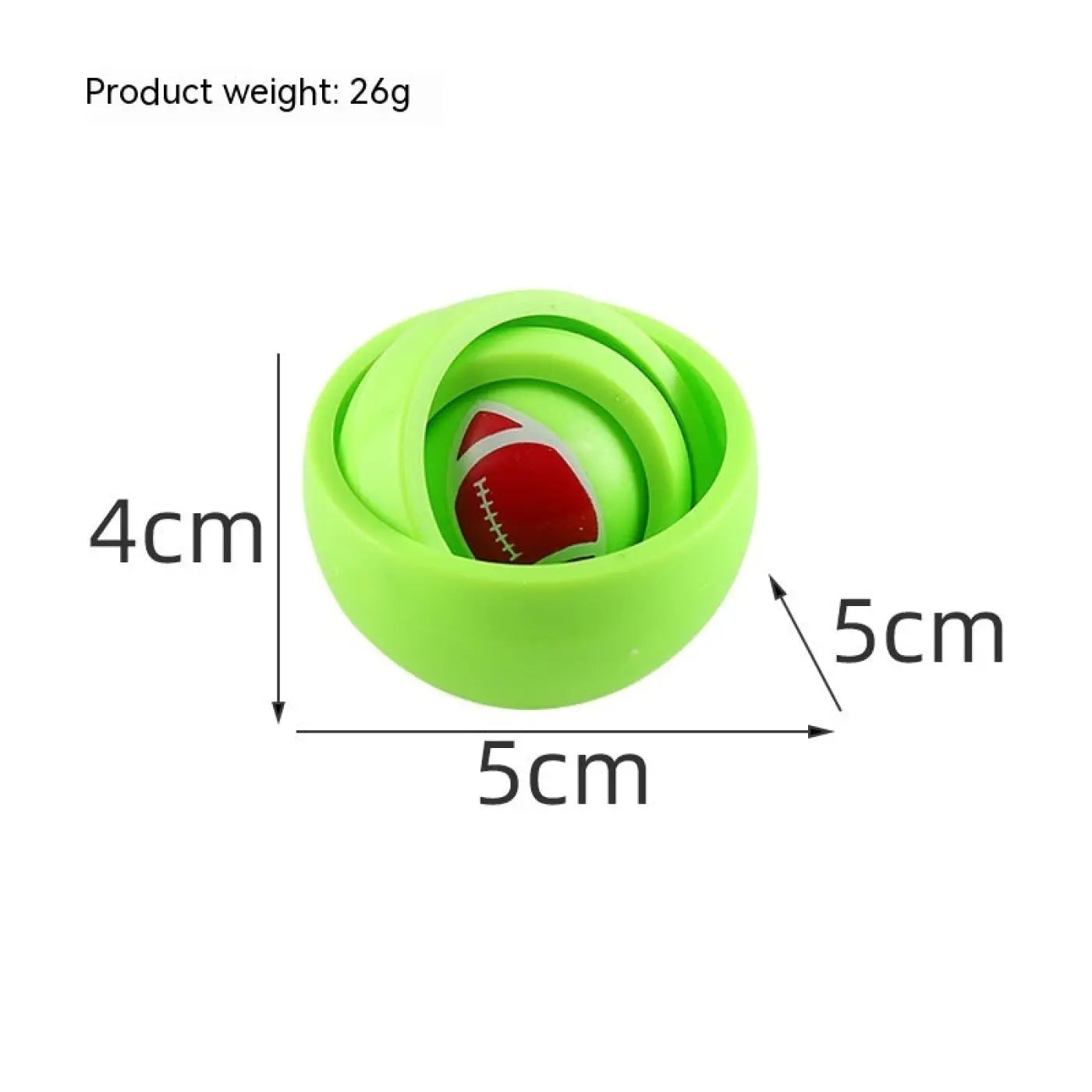 The Ball Depot stress balls: Fingertip Gyro Stress Relief Ball