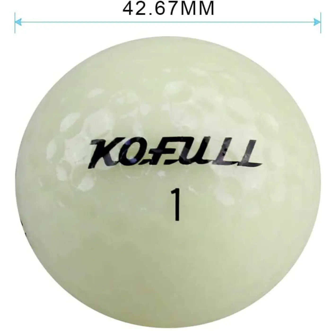 The Ball Depot golf ball: Fluorescent ball for practicing golf at night course