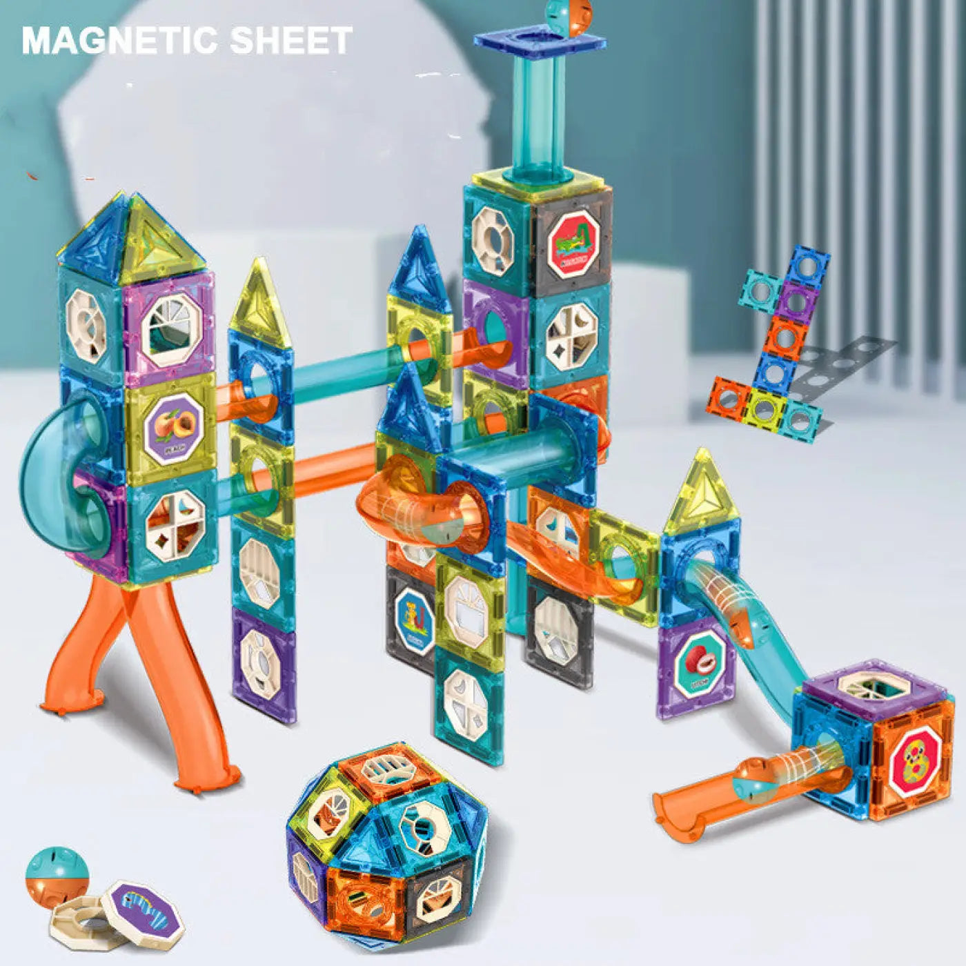 The Ball Depot puzzle ball: Fun Colorful Window Ball Magnetic Puzzle