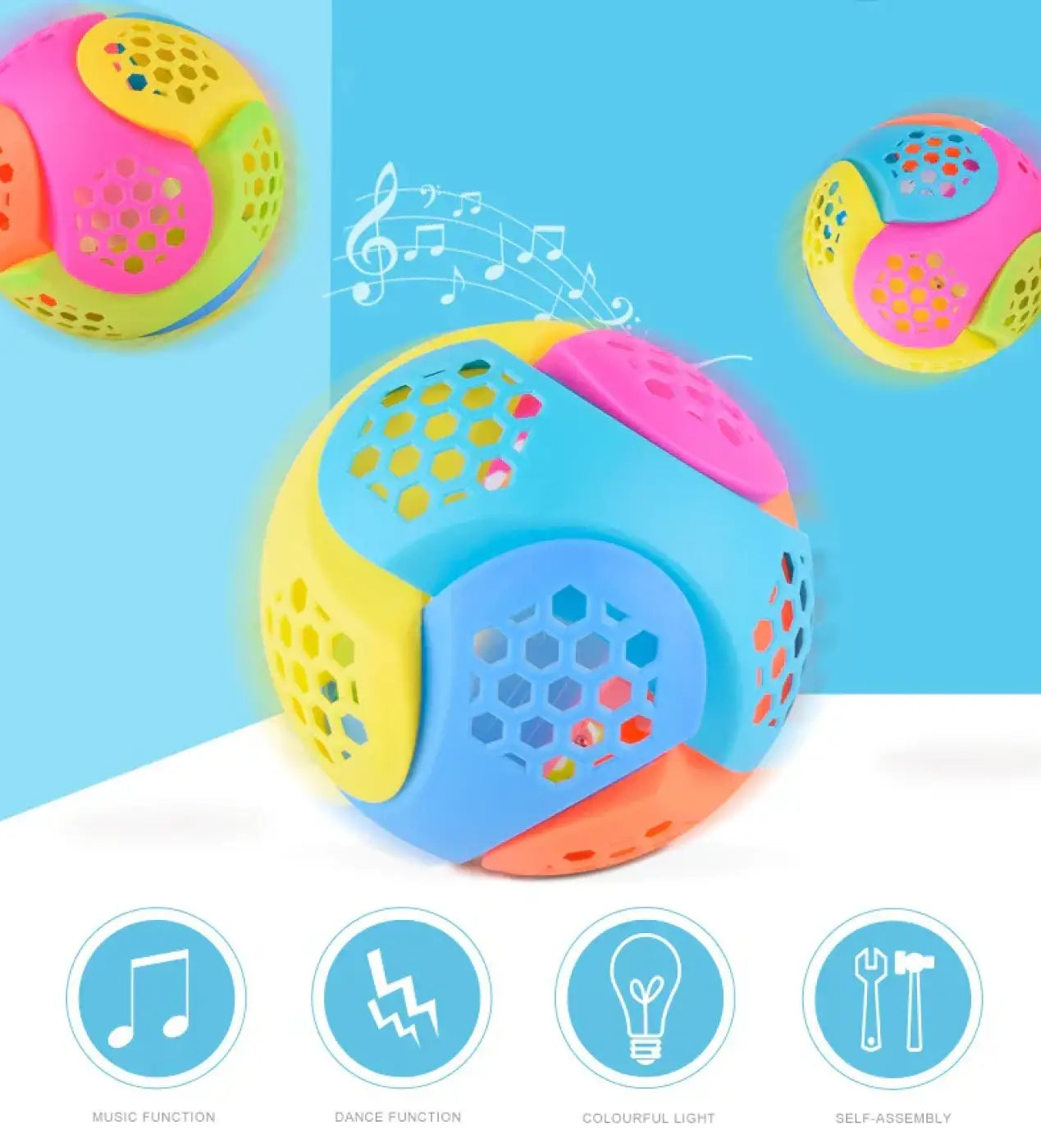 The Ball Depot bounce ball: Funny Flashing Dancing Ball