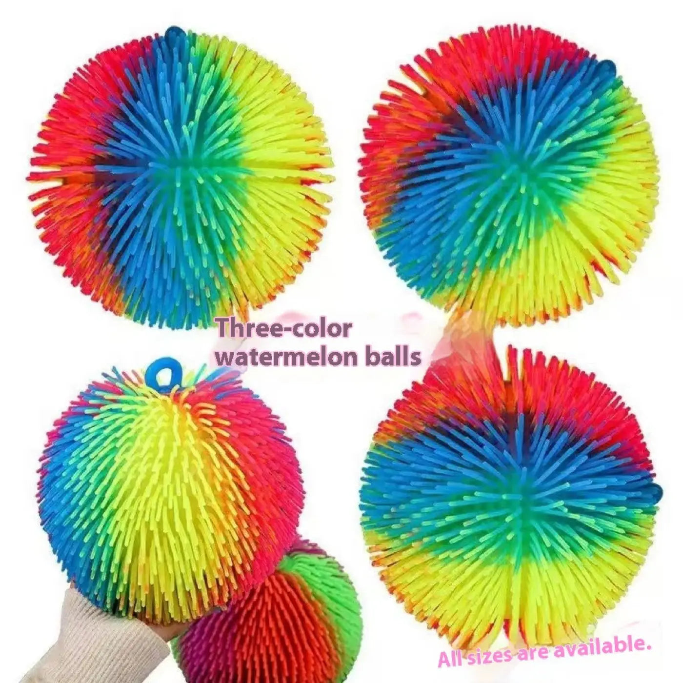 The Ball Depot novelty ball: Furry Glow Ball Squeeze