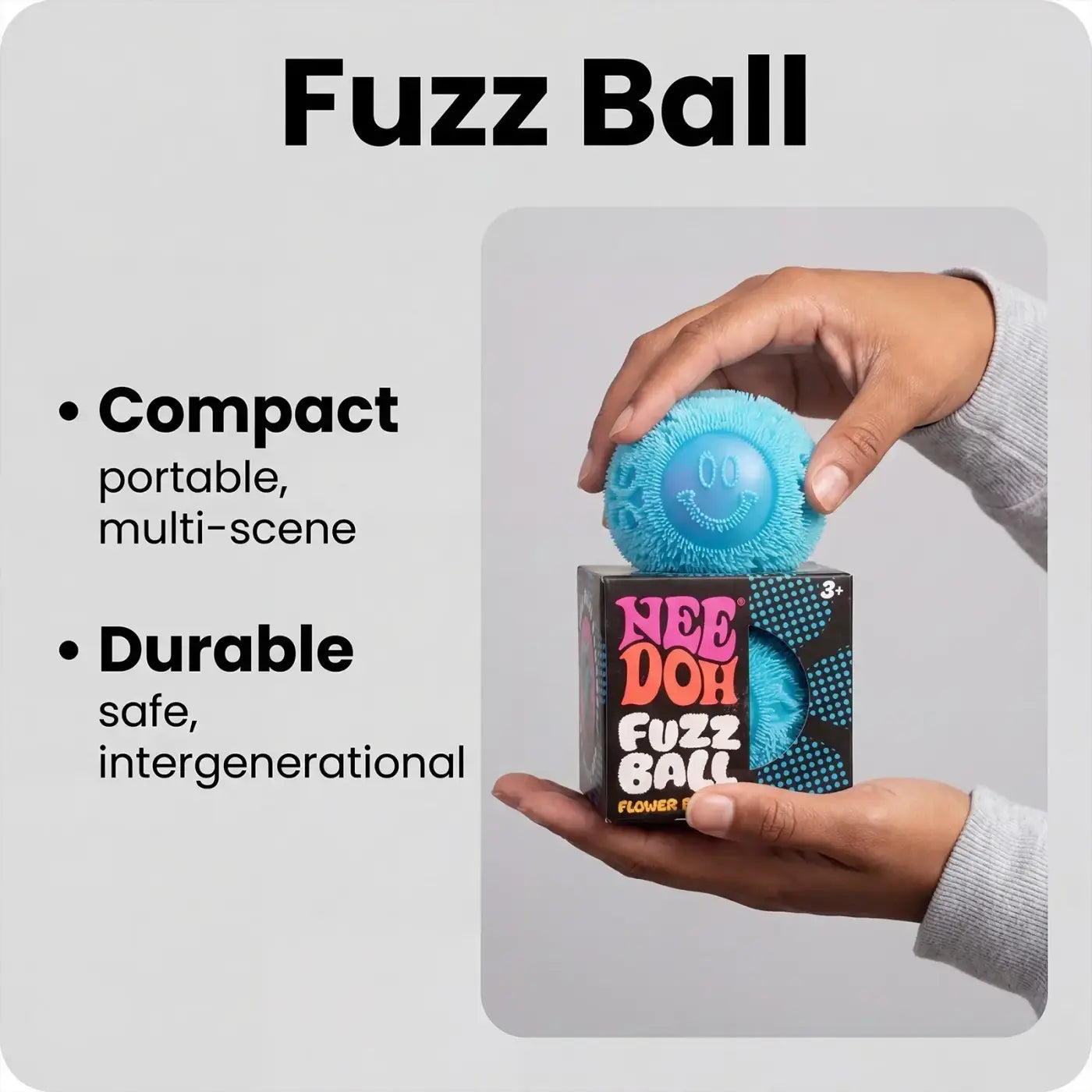 The Ball Depot stress balls: Fuzz Ball Squeeze Toy