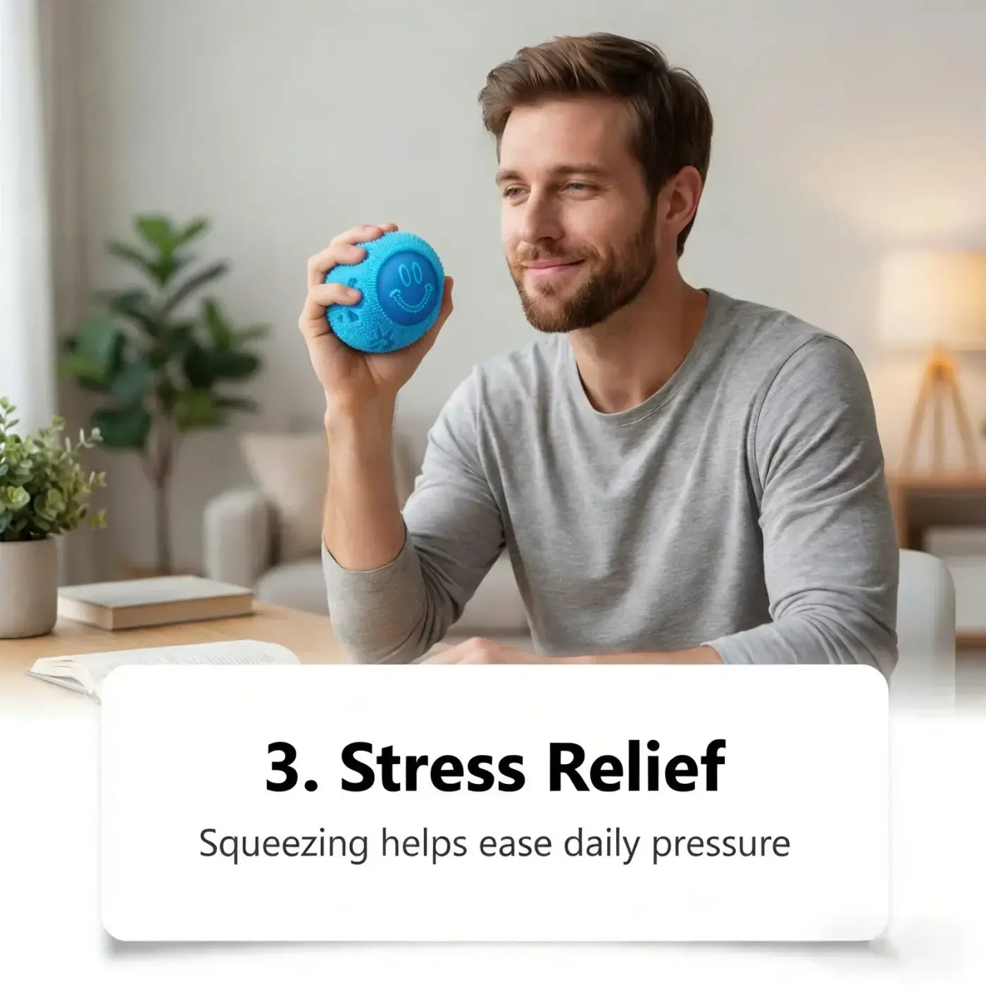 The Ball Depot stress balls: Fuzz Ball Squeeze Toy