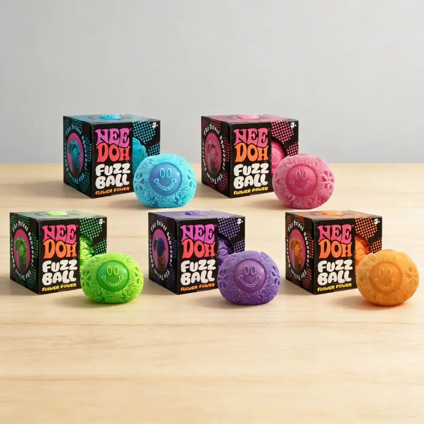 The Ball Depot stress balls: Fuzz Ball Squeeze Toy