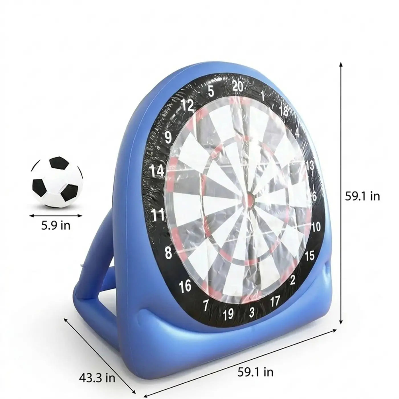 AK Brand balls: Giant Inflatable Soccer Dart Board Game