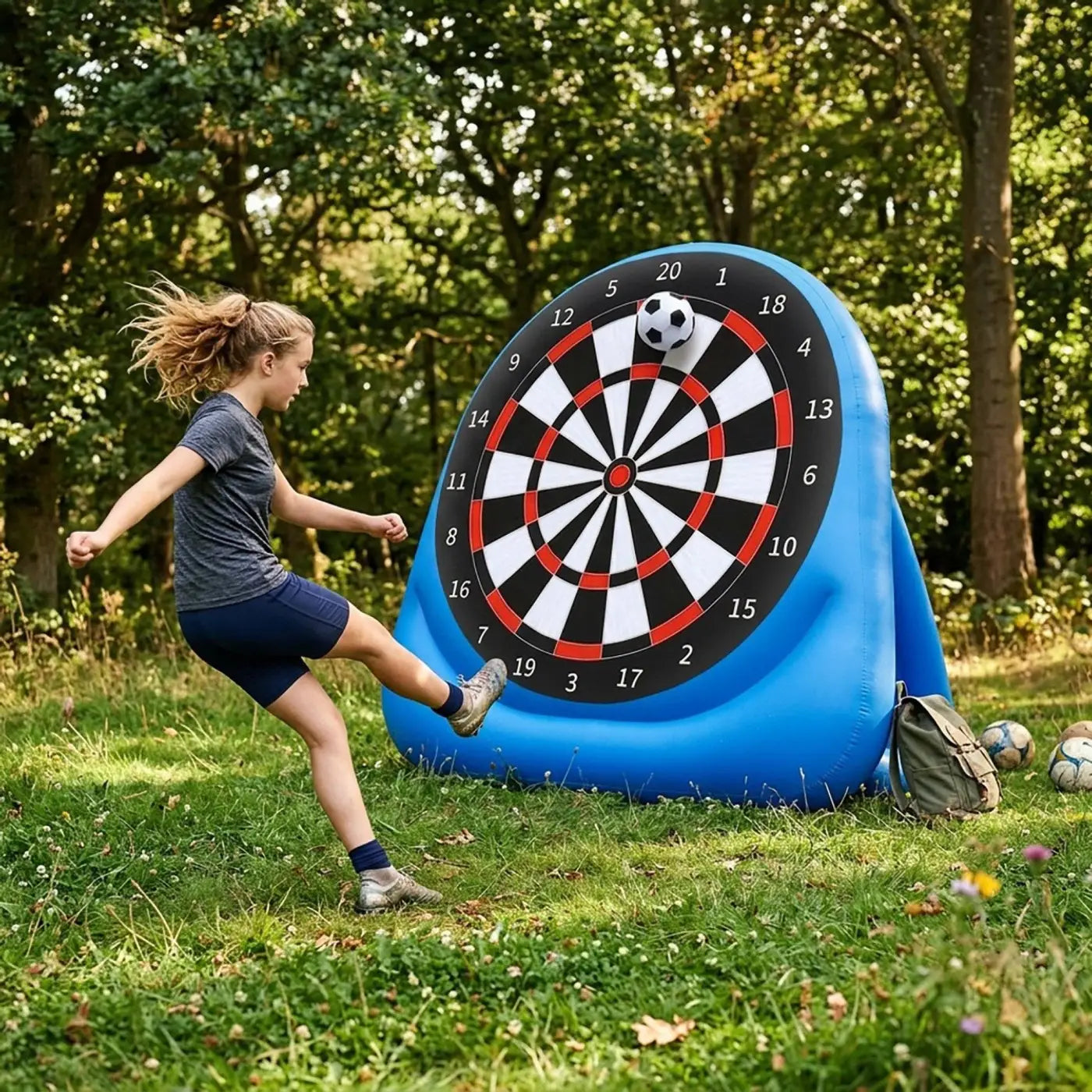 AK Brand balls: Giant Inflatable Soccer Dart Board Game