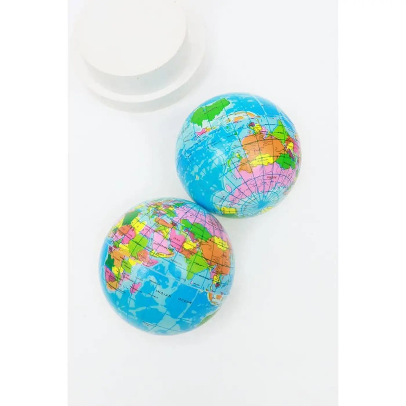 Love and Repeat stress ball: Globe Squeeze Balls