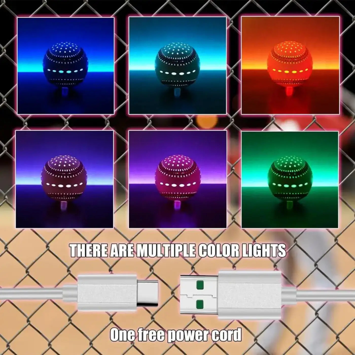 The Ball Depot : Glow Baseball Colorful LED Light Up 6 Colors