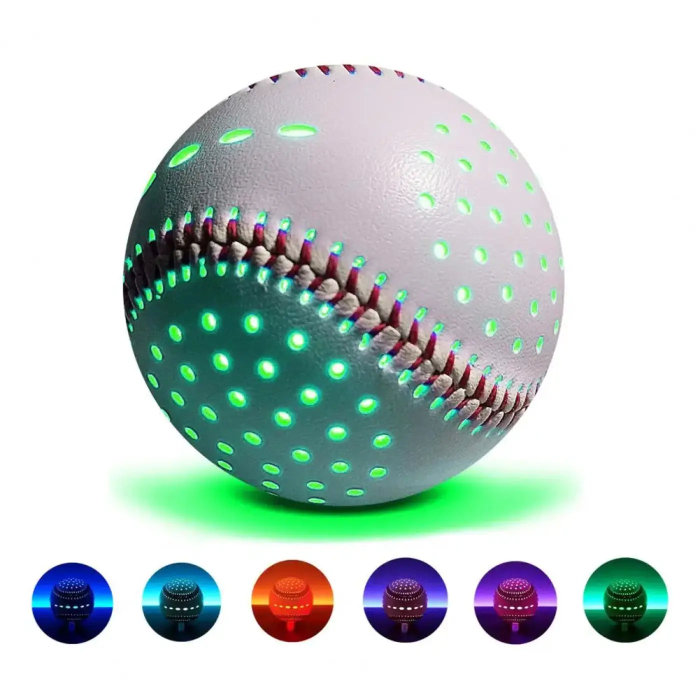 The Ball Depot : Glow Baseball Colorful LED Light Up 6 Colors