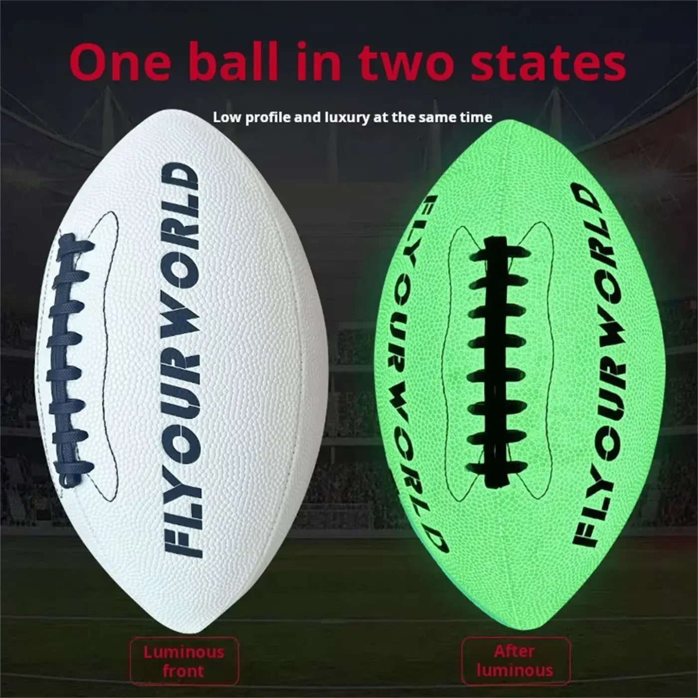 The Ball Depot american football: Glow-in-the-Dark American Football