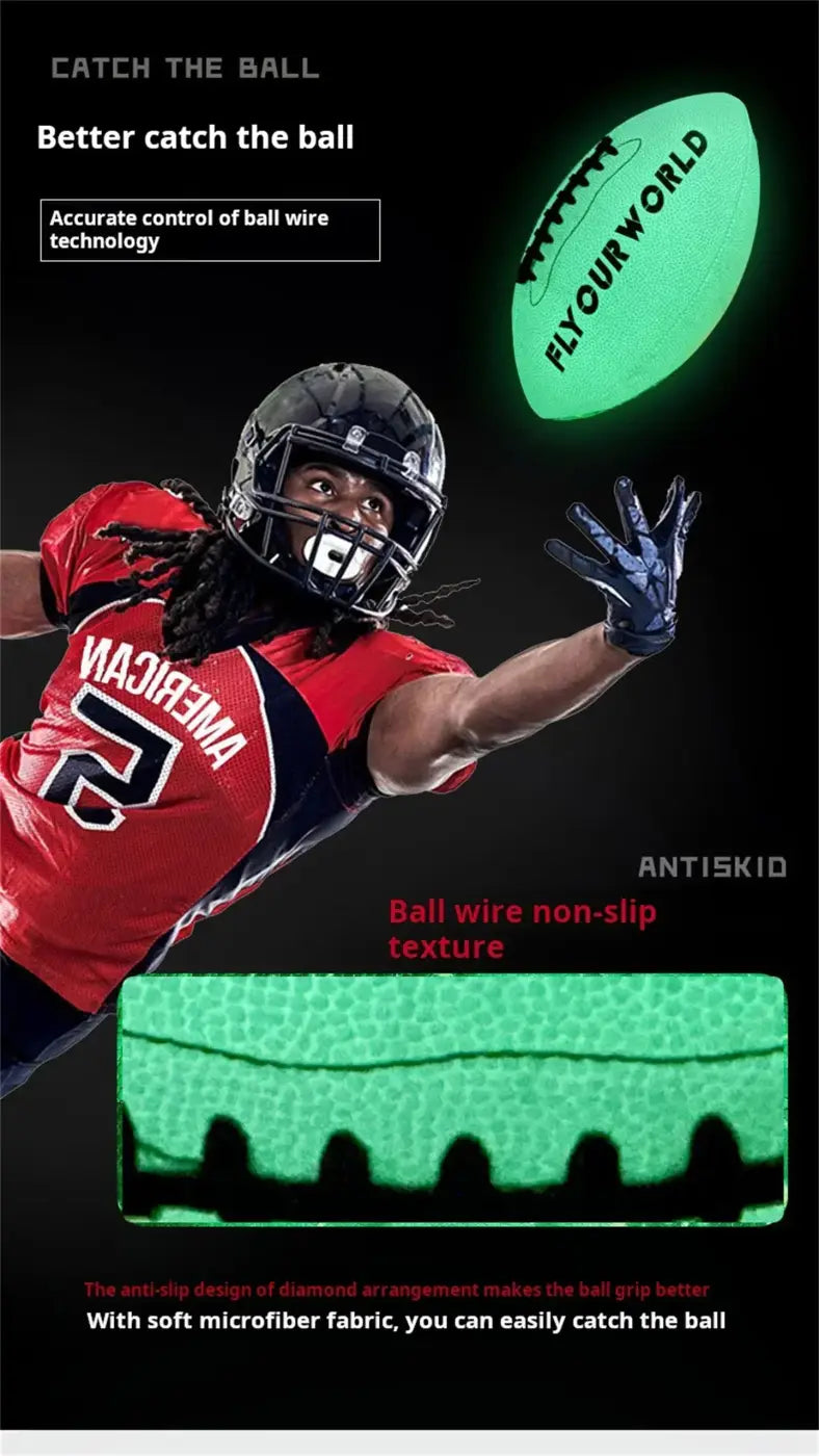The Ball Depot american football: Glow-in-the-Dark American Football
