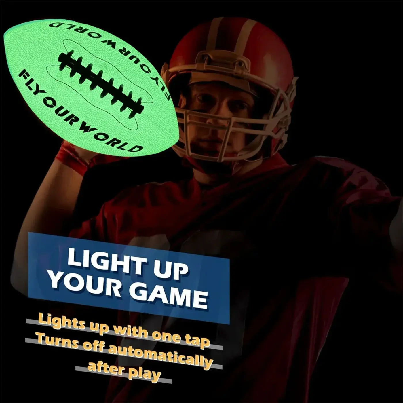 The Ball Depot american football: Glow-in-the-Dark American Football