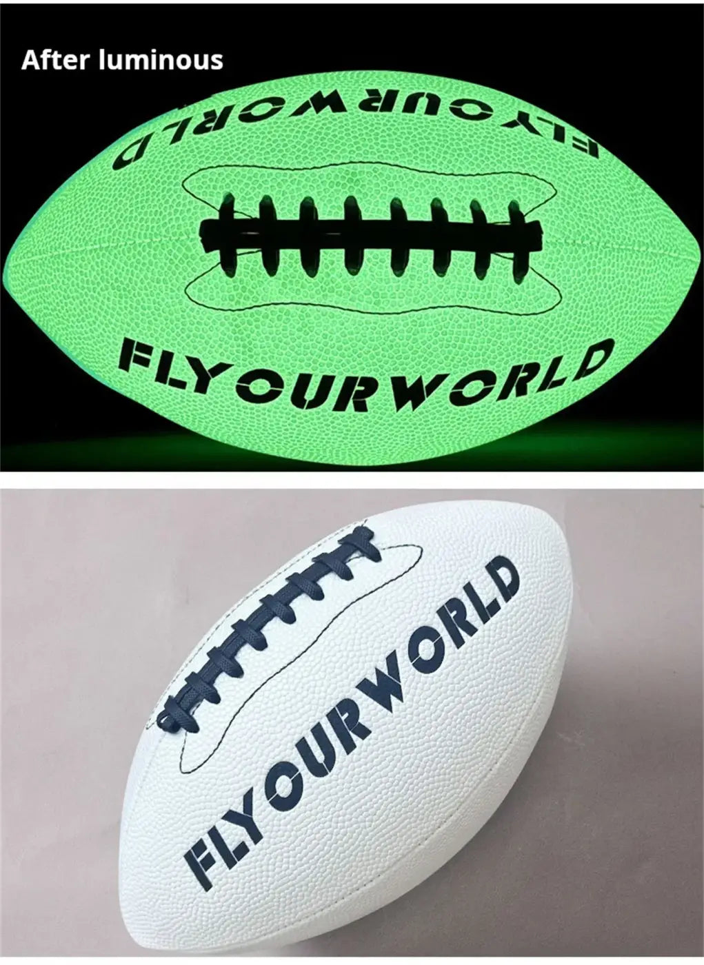 The Ball Depot american football: Glow-in-the-Dark American Football