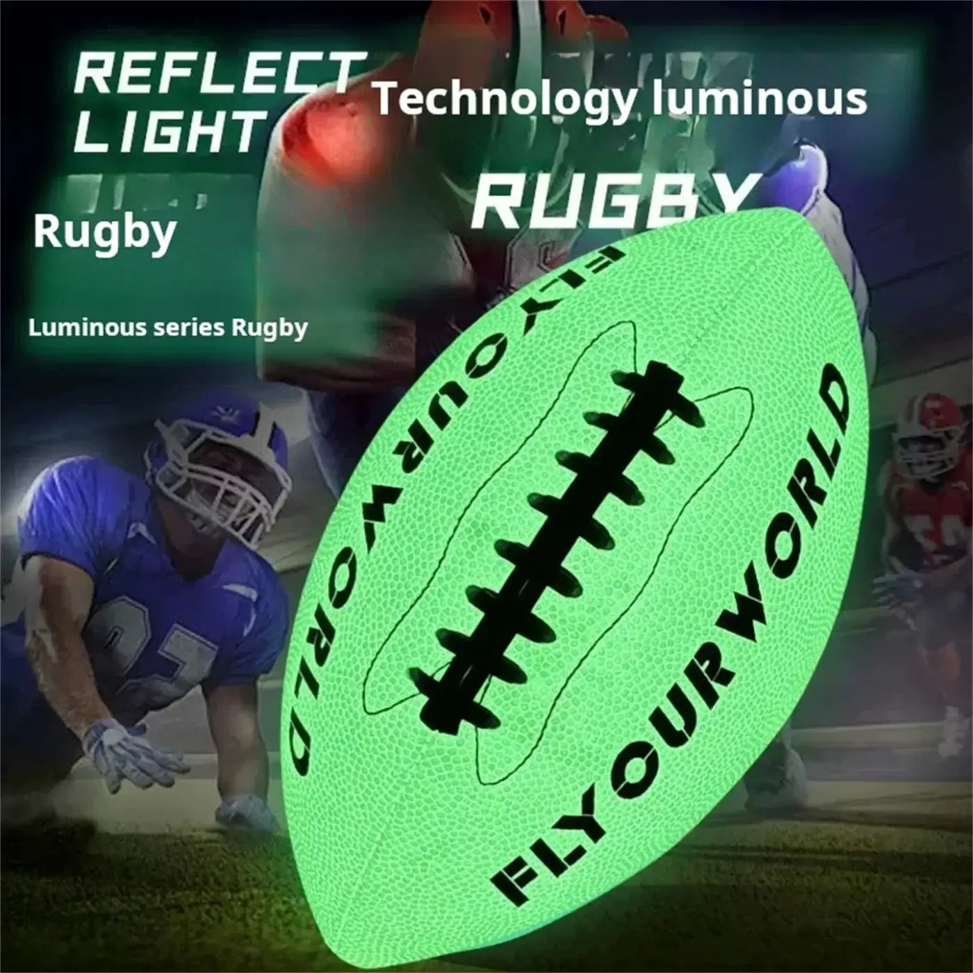 The Ball Depot american football: Glow-in-the-Dark American Football
