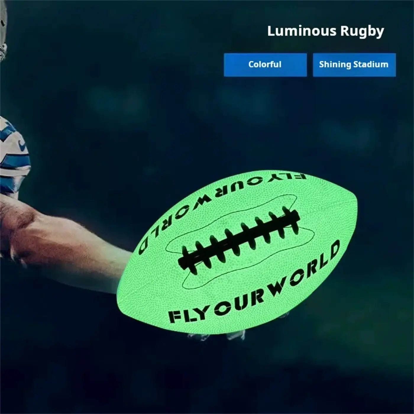 The Ball Depot american football: Glow-in-the-Dark American Football