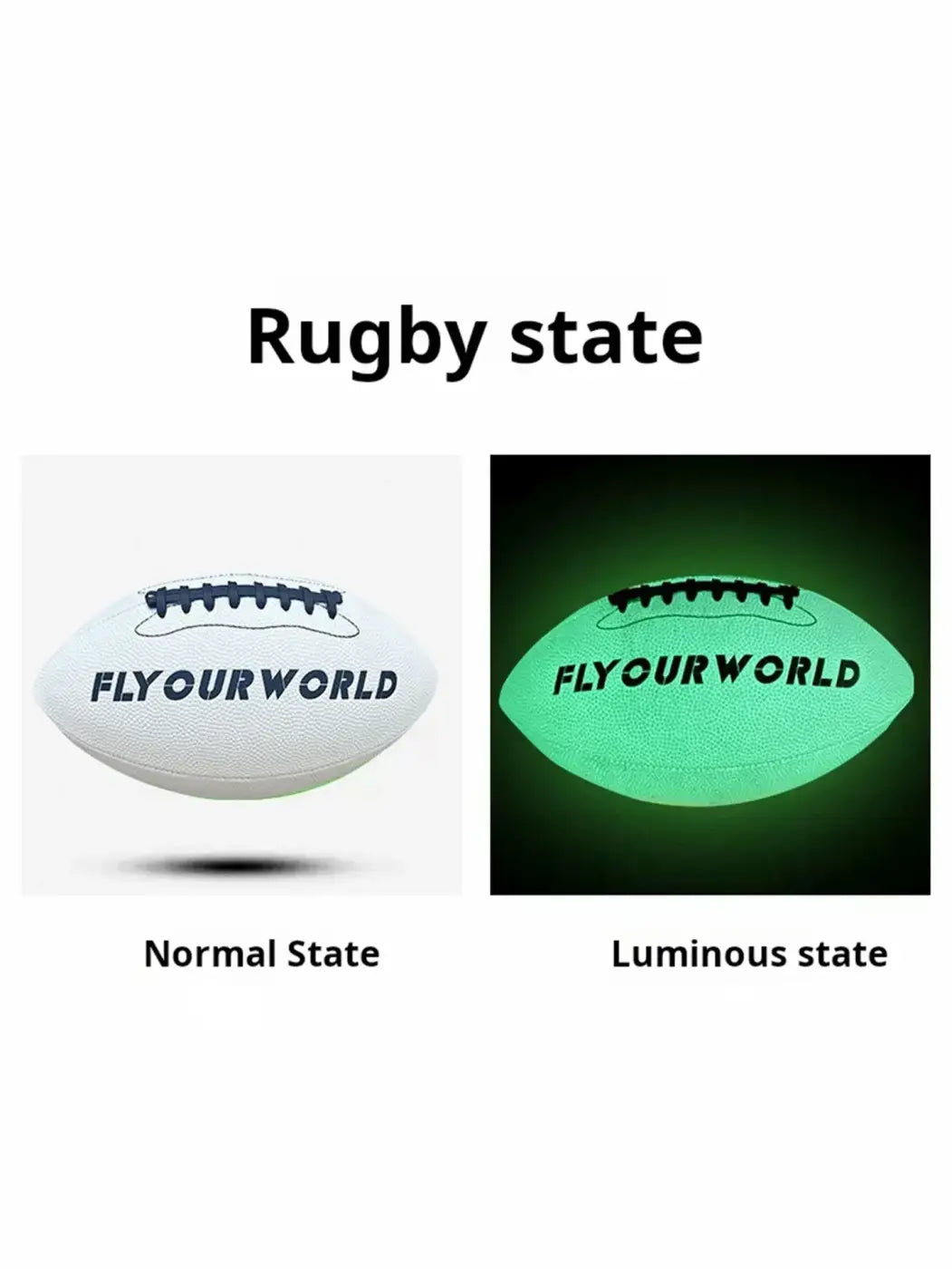 The Ball Depot american football: Glow-in-the-Dark American Football