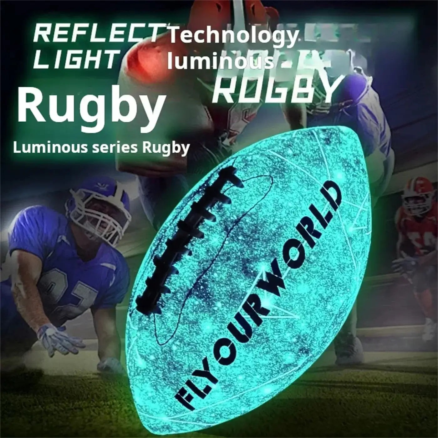 The Ball Depot american football: Glow-in-the-Dark American Football - Size 9 & 6