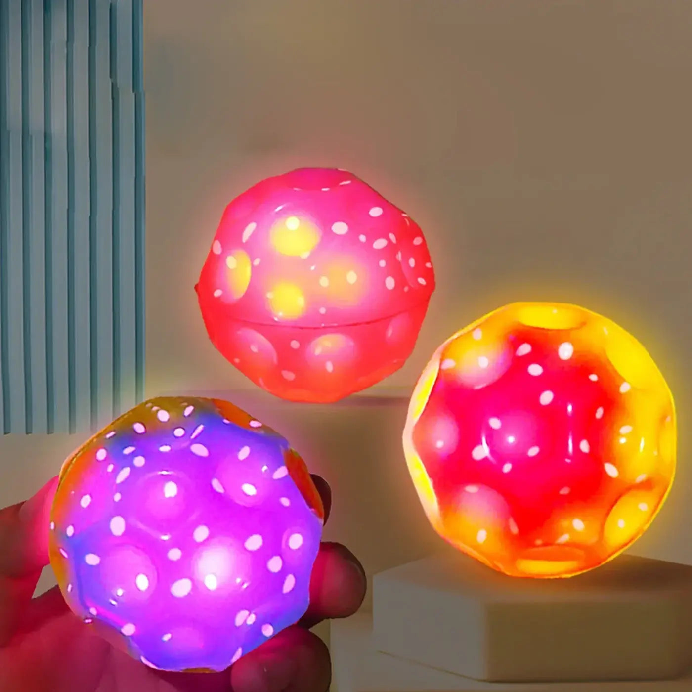 The Ball Depot sensory ball: Glow-in-the-dark Foam Ball