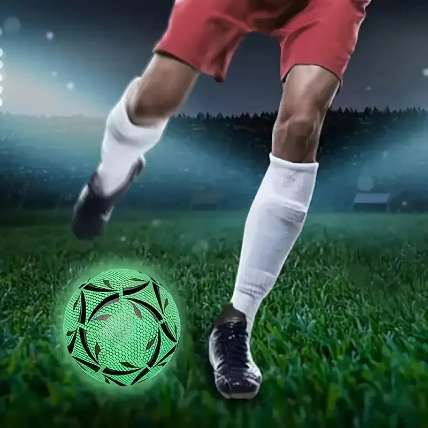 The Ball Depot glow soccer ball: Glow-in-the-Dark Outdoor Soccer Ball