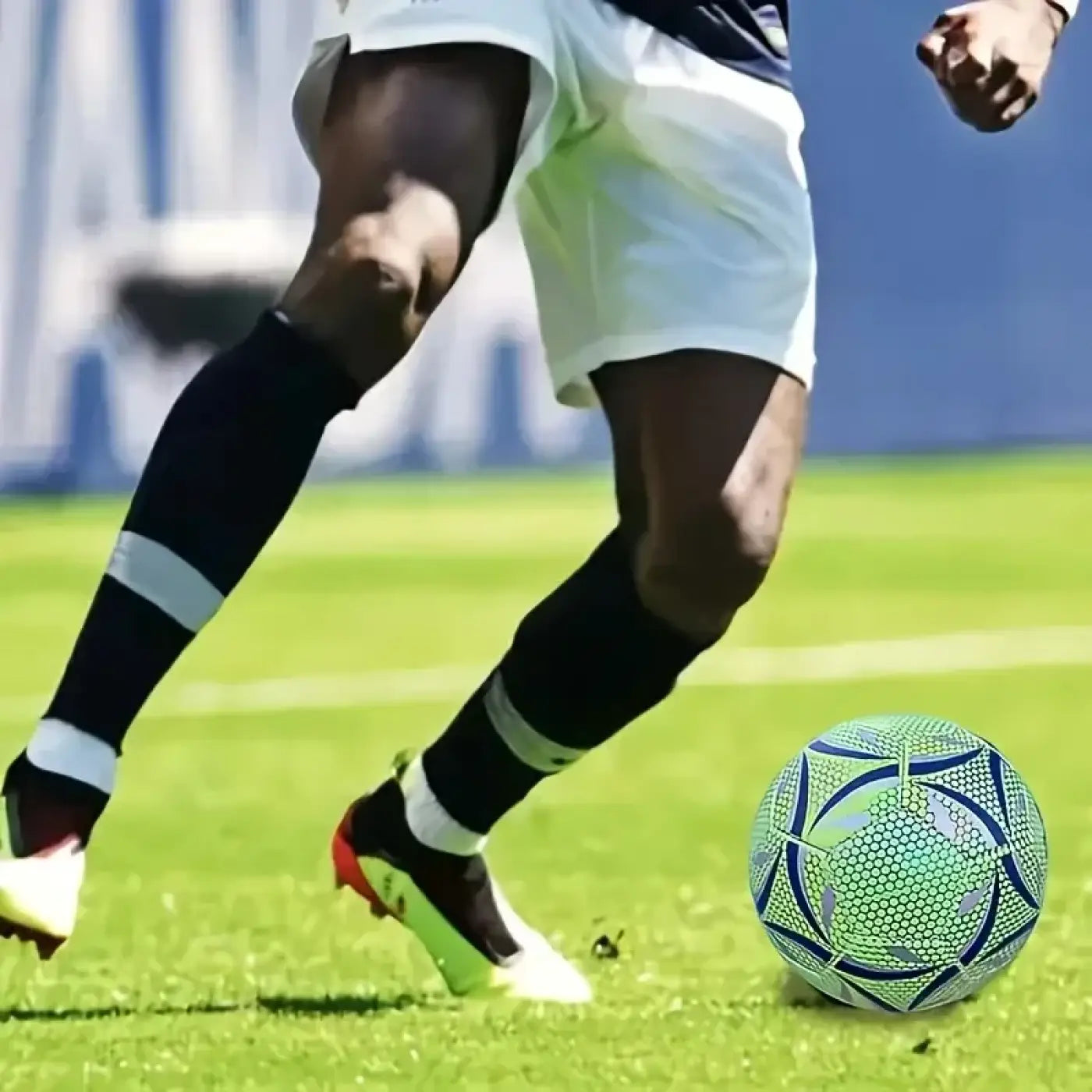 The Ball Depot glow soccer ball: Glow-in-the-Dark Outdoor Soccer Ball