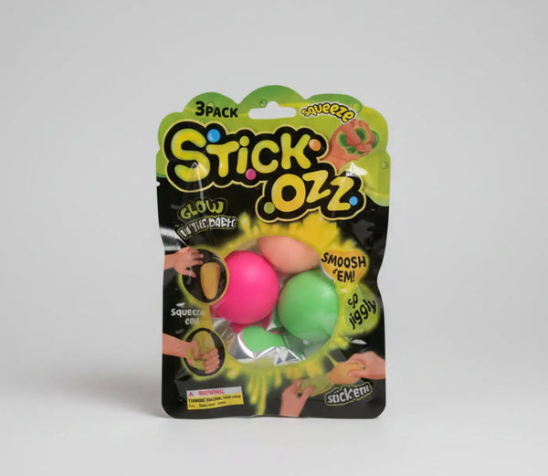 Puka Creations glow ball: Glow-in-The-Dark Sticky Squeeze Ball