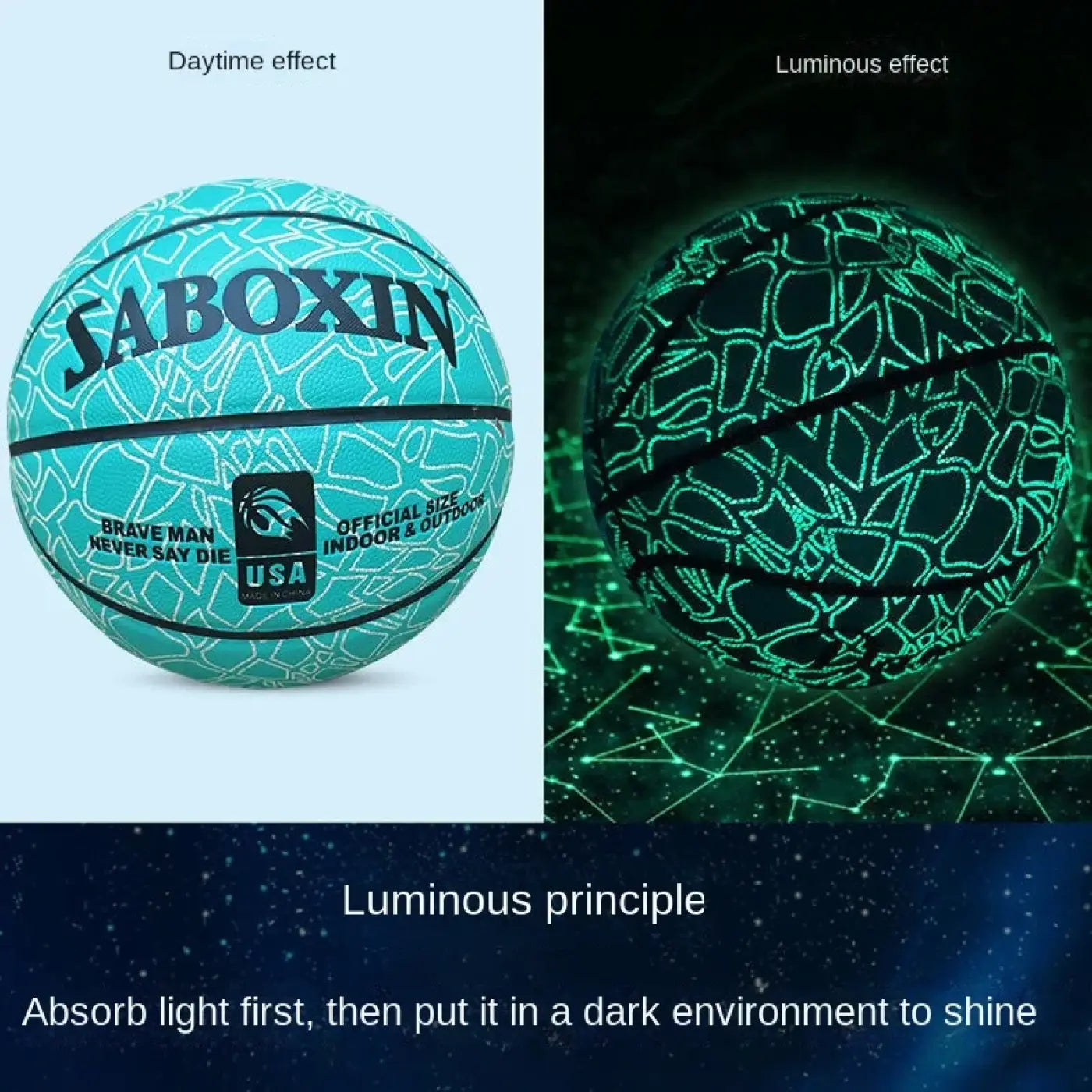 The Ball Depot glow basketball: Glow In The Dark Street Basketballs