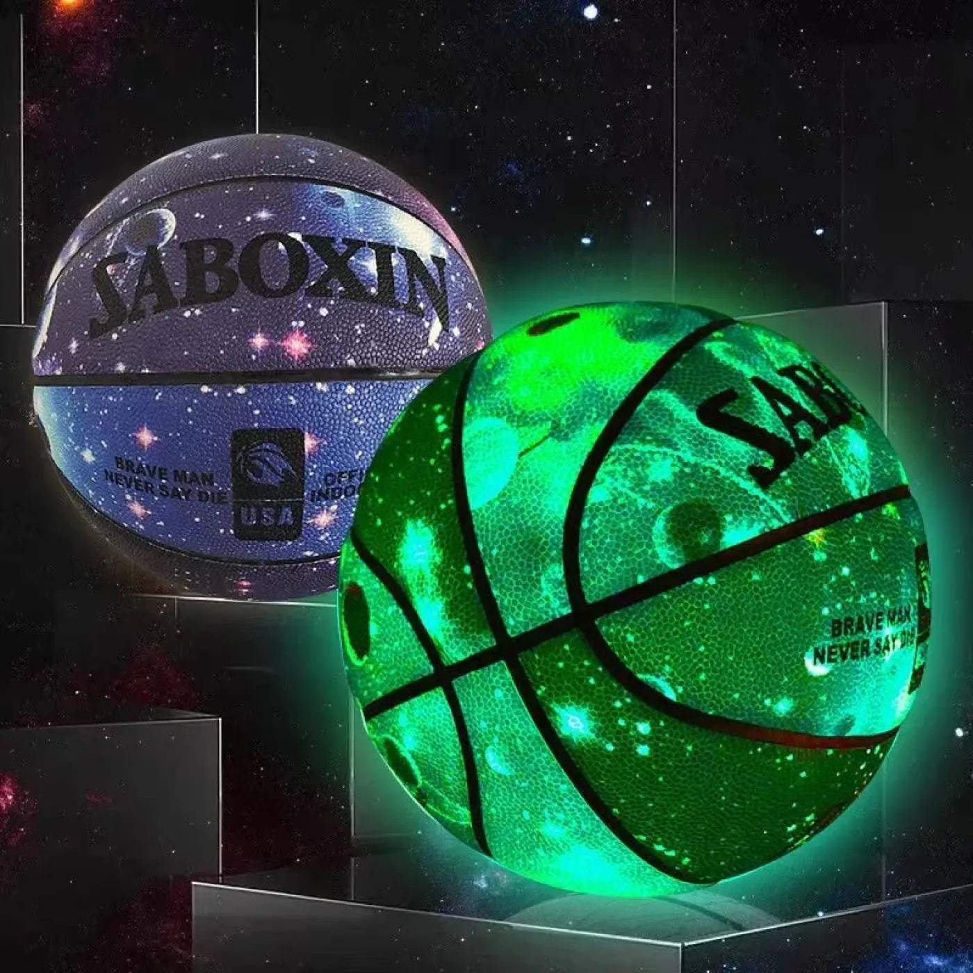 The Ball Depot glow basketball: Glow In The Dark Street Basketballs