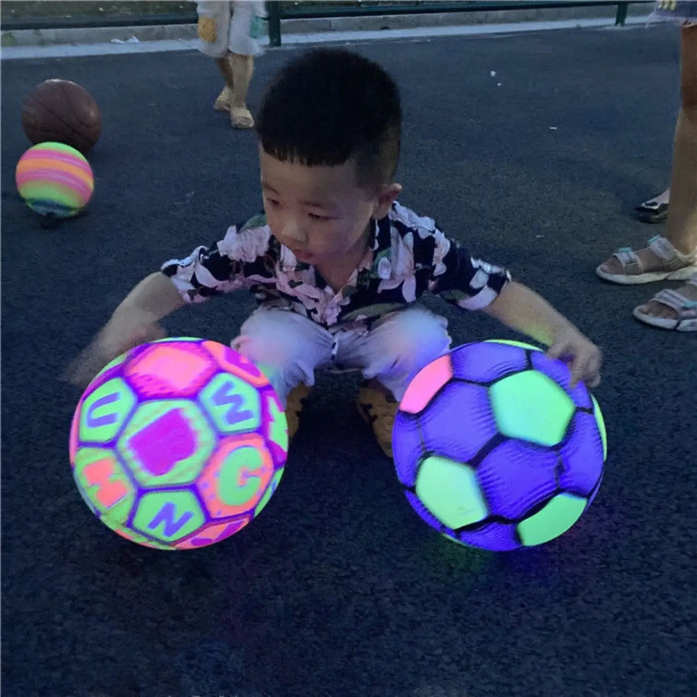 The Ball Depot bouncy ball: Glowing Bounce Ball