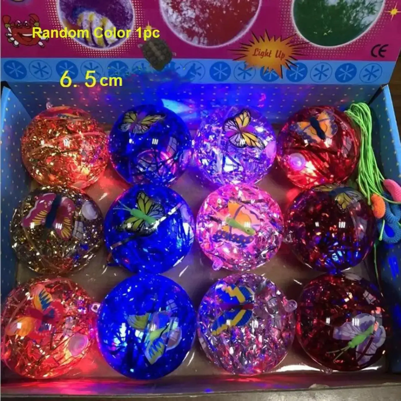 The Ball Depot bouncy ball: Glowing Jumping Ball