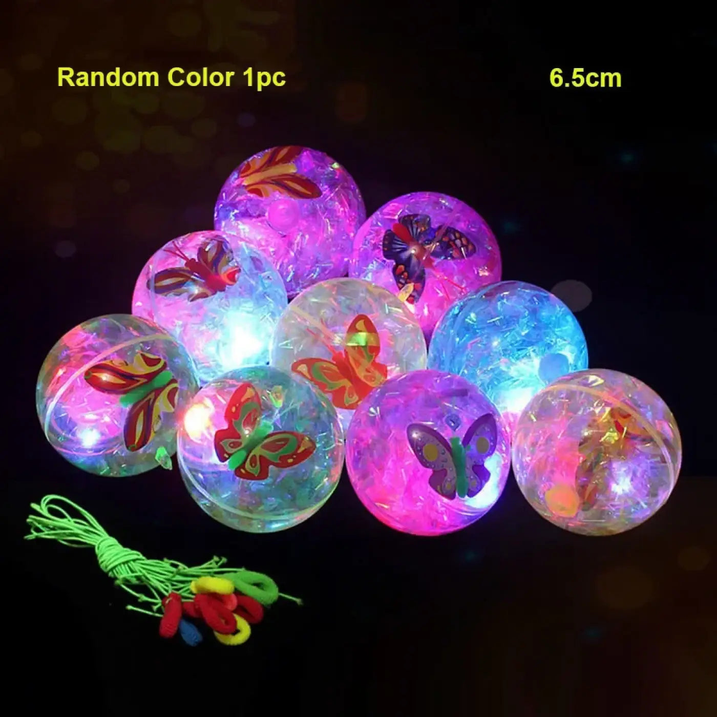 The Ball Depot bouncy ball: Glowing Jumping Ball
