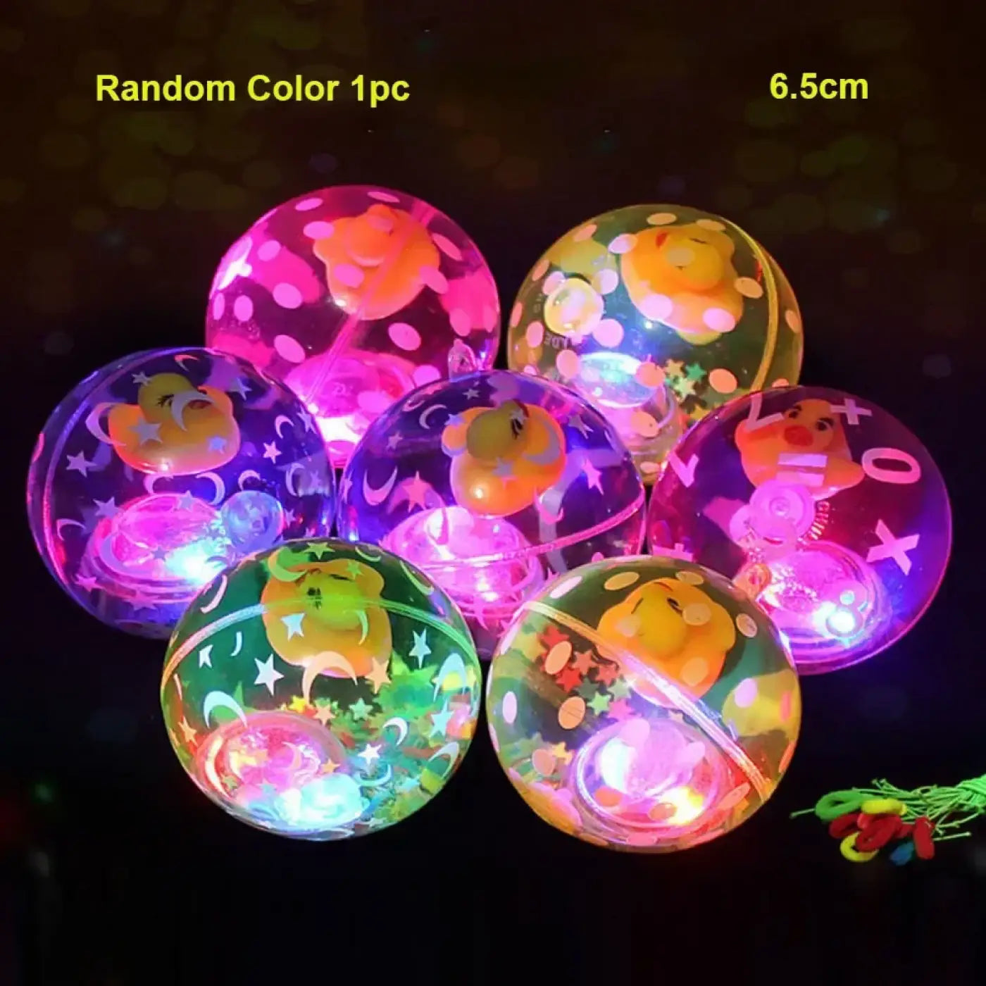 The Ball Depot bouncy ball: Glowing Jumping Ball