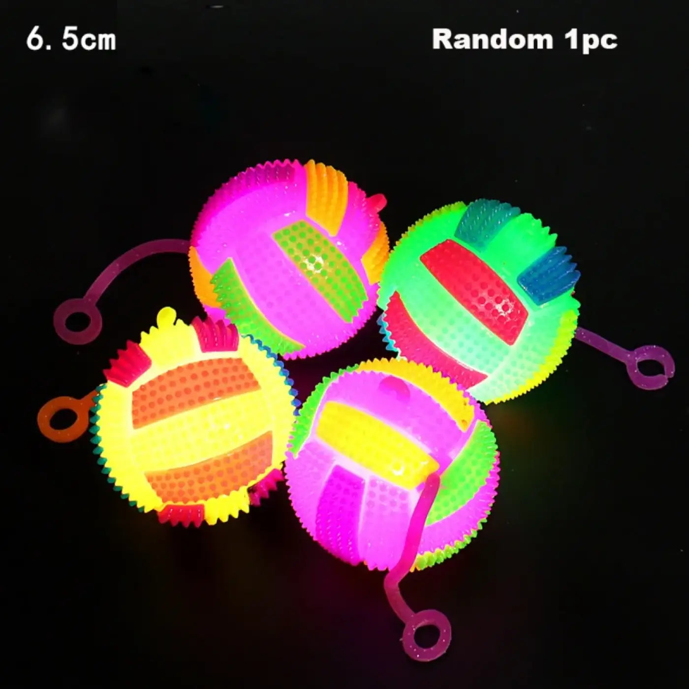 The Ball Depot bouncy ball: Glowing Jumping Ball