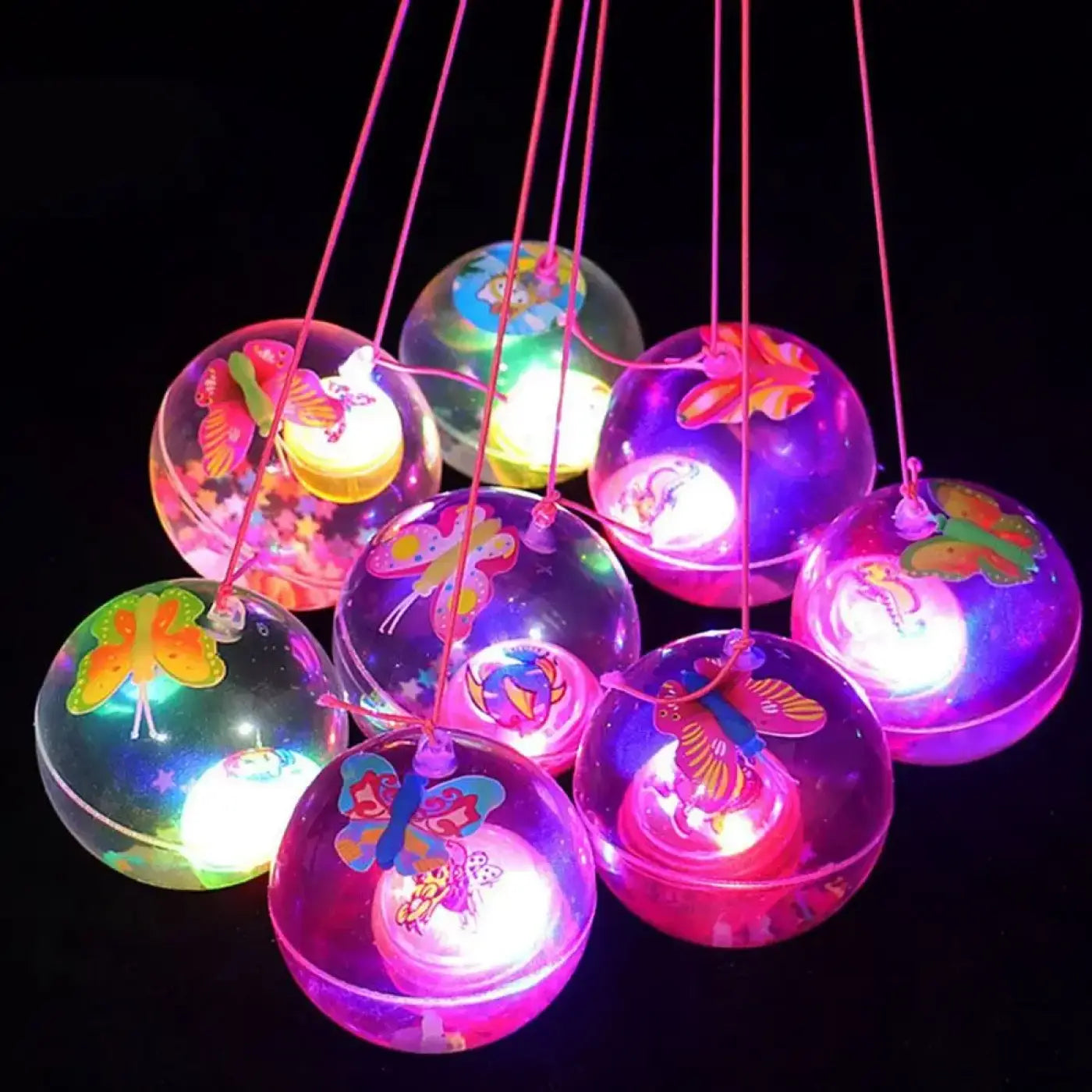 The Ball Depot bouncy ball: Glowing Jumping Ball