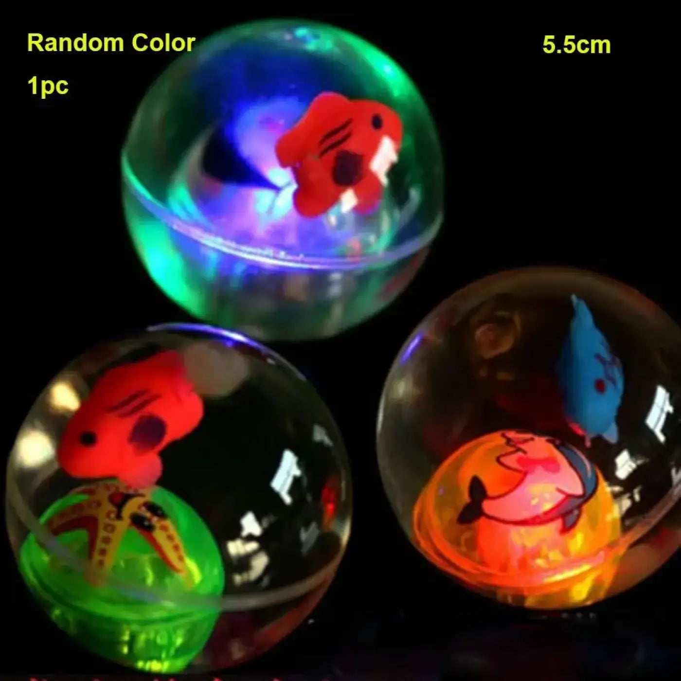 The Ball Depot bouncy ball: Glowing Jumping Ball