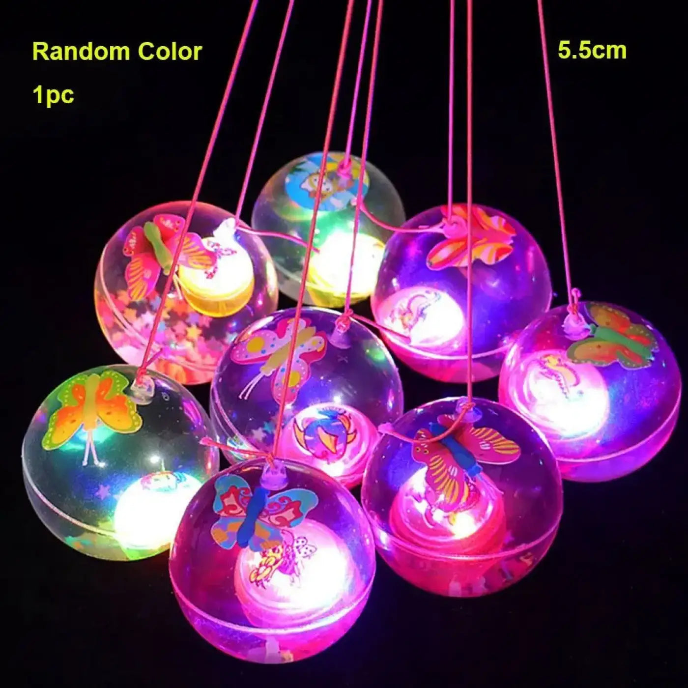 The Ball Depot bouncy ball: Glowing Jumping Ball