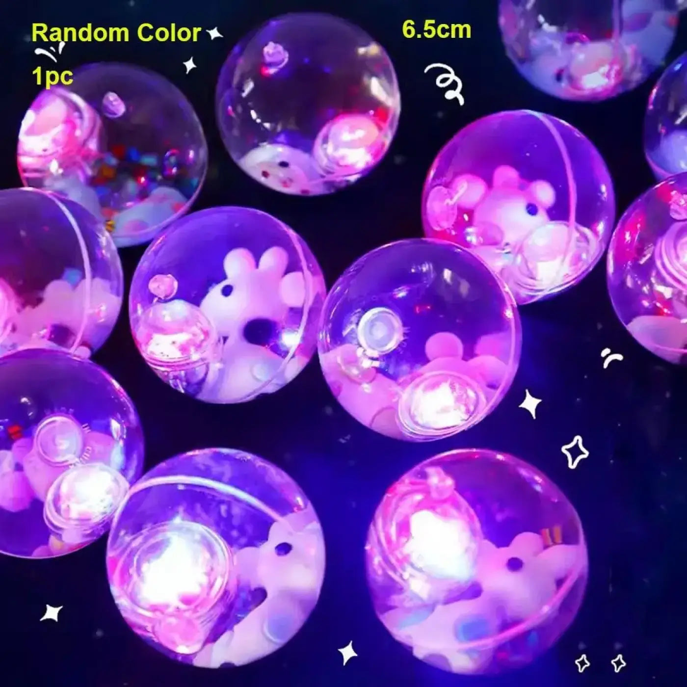 The Ball Depot bouncy ball: Glowing Jumping Ball