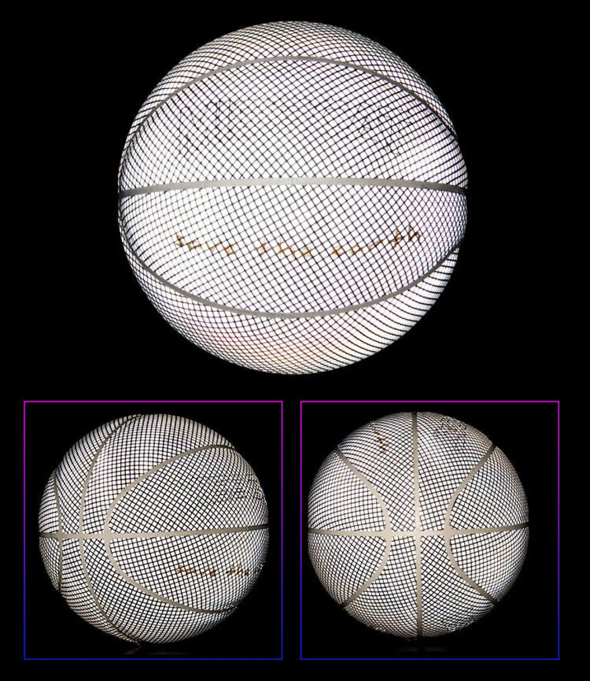 The Ball Depot basketball: Glowing Luminous Fluorescent Basketball