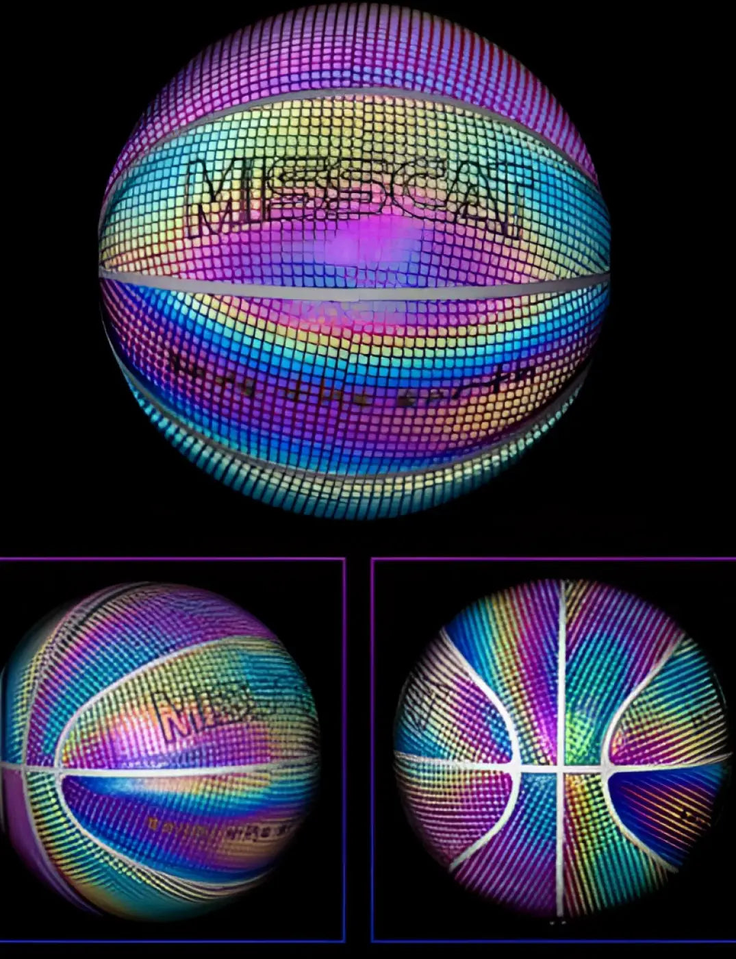 The Ball Depot basketball: Glowing Luminous Fluorescent Basketball
