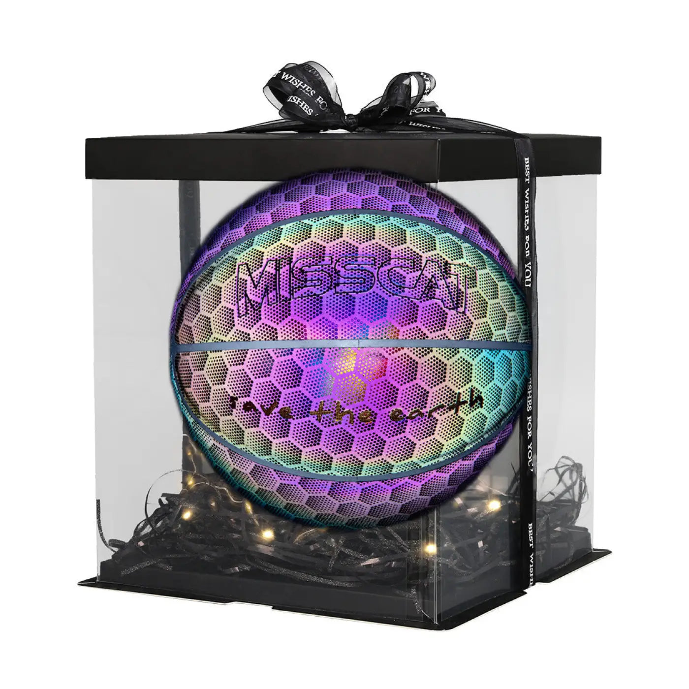 The Ball Depot basketball: Glowing Luminous Fluorescent Basketball