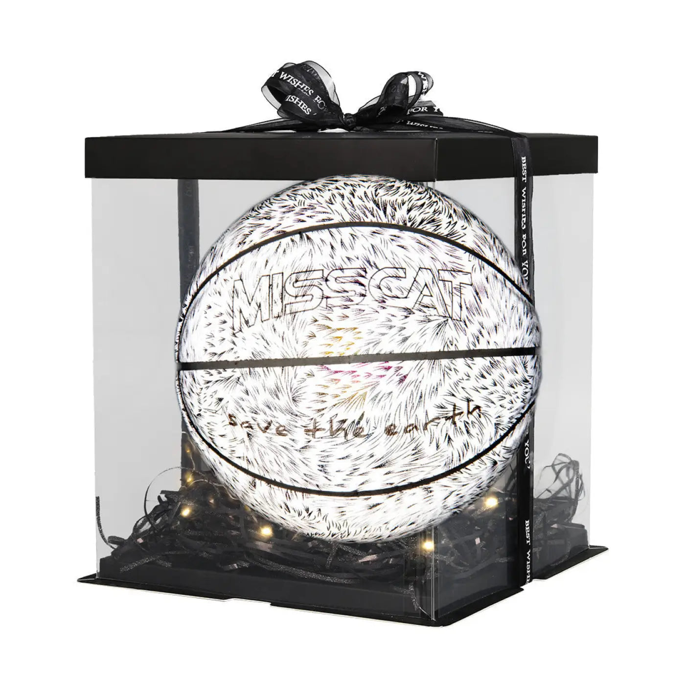 The Ball Depot basketball: Glowing Luminous Fluorescent Basketball